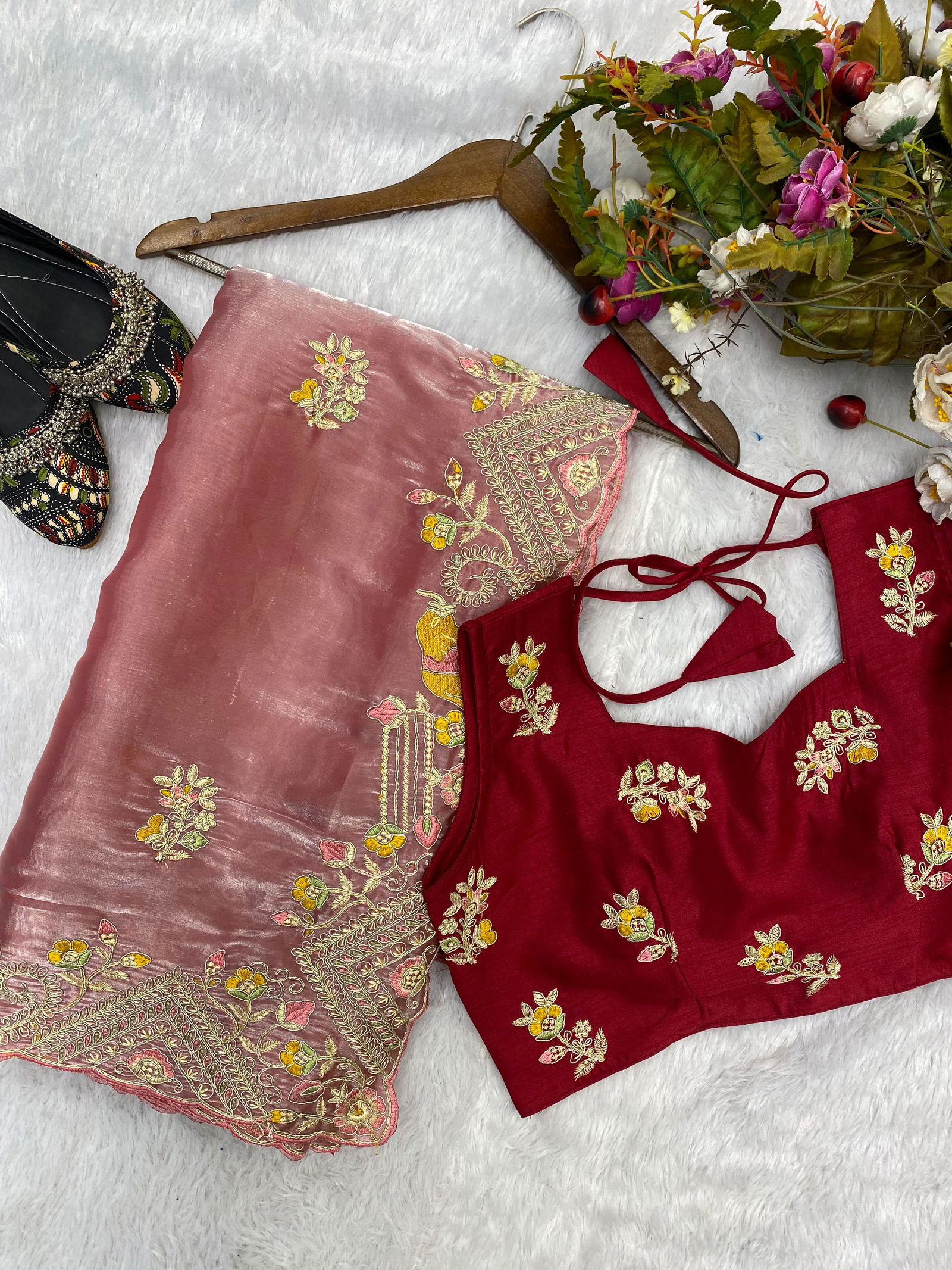 LG 1787 Fancy Organza Party Wear Sarees Catalog